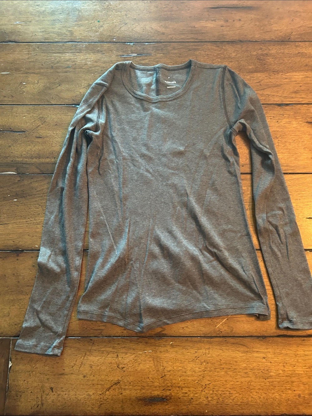 Everlane Women's Long-Sleeve Crewneck Sweater - Heather Gray